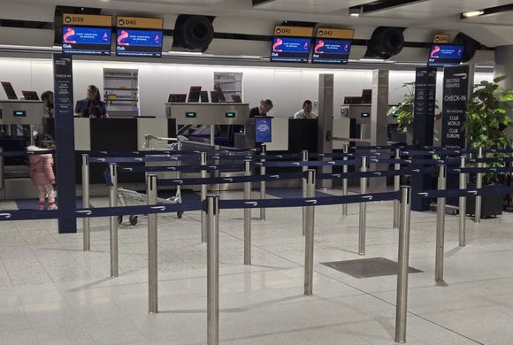 BA Club counters.
