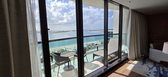 Main room and balcony