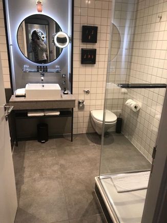 Bathroom. Tub on left not in picture