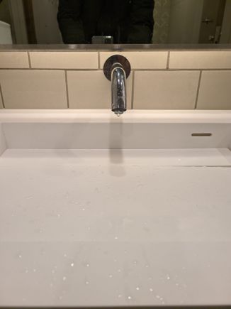 can you please mount the taps a little higher or have a sink that actually has a deeper bowl ?