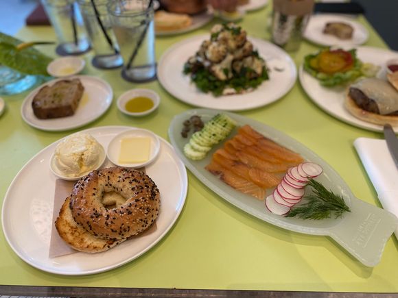Some of our spread at Como Cuisine 