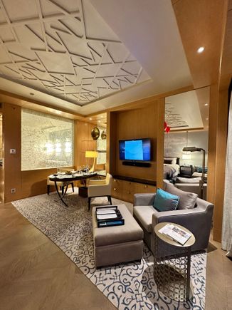 Generous sitting area