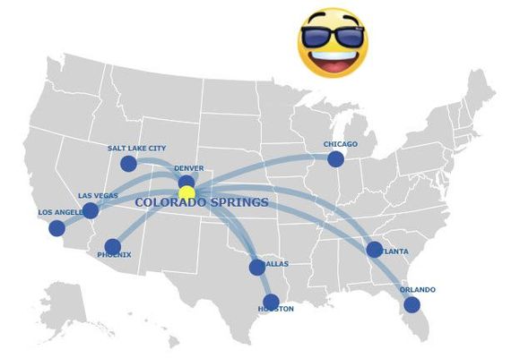COS route map