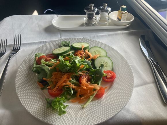 BOS-LHR second meal starter