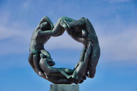 Oslo - March- The Vigeland Park 