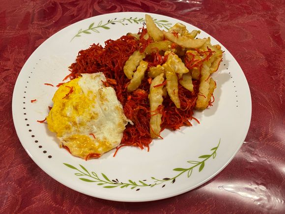 Mutton ee hoon goreng