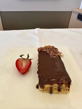 Dessert (was from the Dinner service, but no problem having it with the eggs)