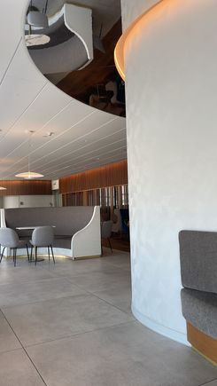 BA lounge early Sept