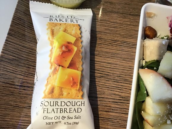 Crackers were good addition.