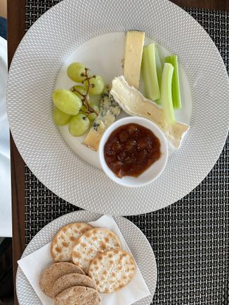 Cheese plate. Meg as always now :( 