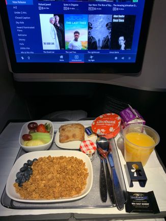 Granola and yogurt cold option 