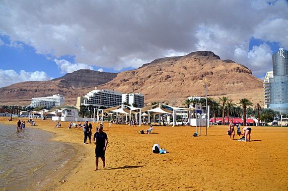 Ein Bokek beach.
