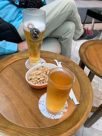 Drinks were served with nuts ;)