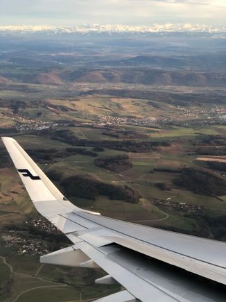 Same A321 as last night. Back in Zurich. 