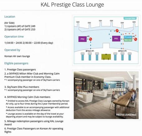 KAL Prestige Lounges @ ICN