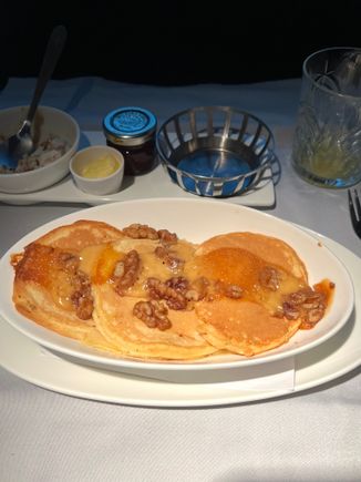 Actually not bad for plane pancakes 