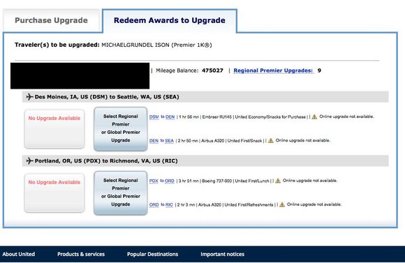 GPU/RPU Upgrade page