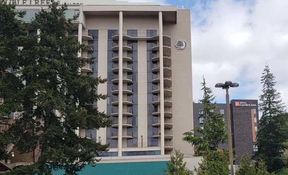 Taken from DT parking lot to show relative positions of the properties