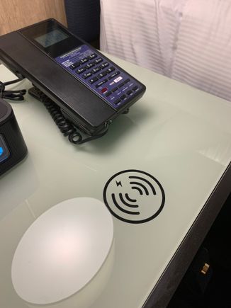Bedside charging mat