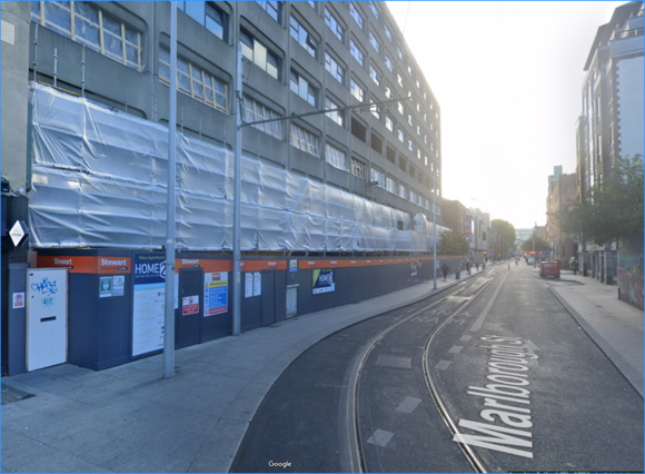 The Dublin hotel as seen in October 2024, courtesy of Google Streetview