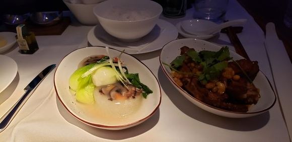 Braised pork ribs with soya bean and chilli sauce