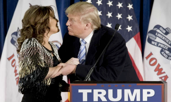 spinned a few conspiracy theories about how the Republican establishment wants the Donald to disappear and that the Democrats would never “eat their own”. Circa 2016 Iowa