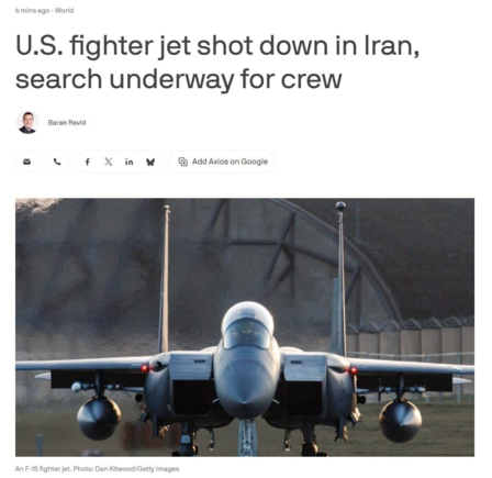 BUT  YESTERDAY CENTCOM SAID: