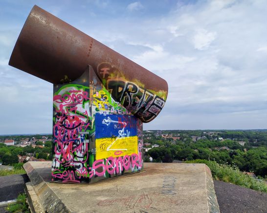 This is the highest point of Halde Rungenberg, which was a coal mining slagheap in former times