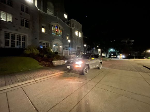 Headlights at night 