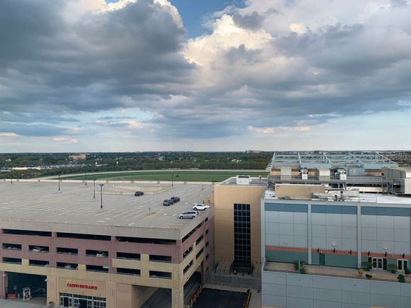 City view 1 king room 10th floor view towards racetrack and casino