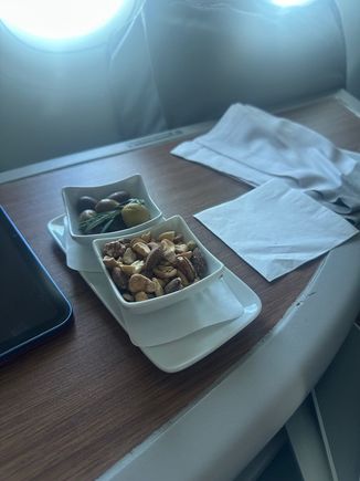 Served after take off. 