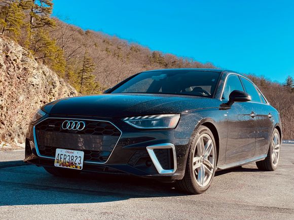 Took this A4 for a nice drive up the mountains (the car was filled with water marks when I got it)