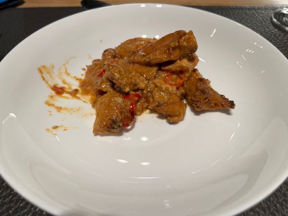 Indian Butter Chicken from the warm Buffet