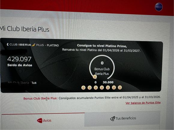 This is what I see today in my web browser. Until last week I had qualified for Platino until April 2027