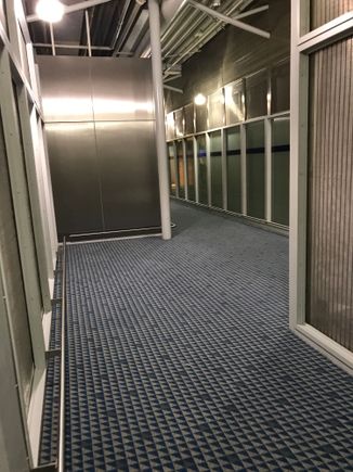 You walk through this corridor