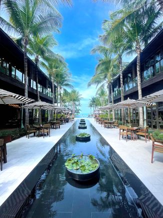 View from the resort