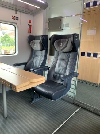 My private first class compartment on the ICE 4 from Berlin to Munich