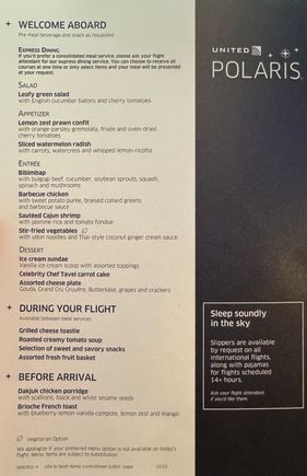 Slippers and mattress pad was available on request.  Flight crew were friendly and efficient… and there was someone available in the fwd galley throughout the entire flight (SFO-ICN).