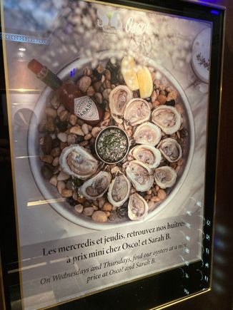 Via the elevator display