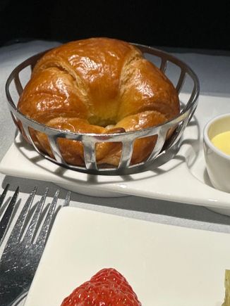 …and a rather plump and tasty croissant for once.