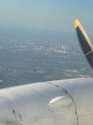 Approaching Brisbane 