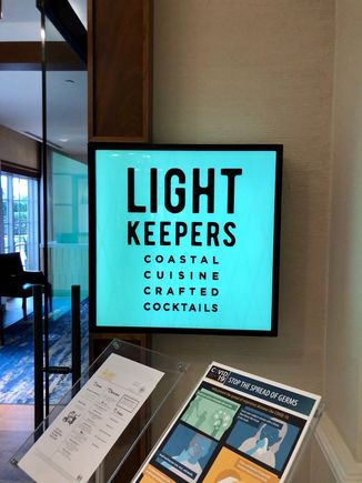 At 9AM I met up with a fellow Board Member and went down to the Light Keepers for Breakfast.