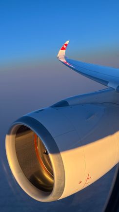 The A350 is a beautiful plane.