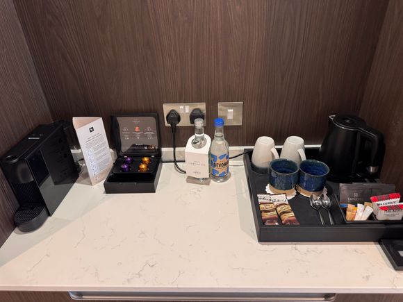 Tea and coffee area