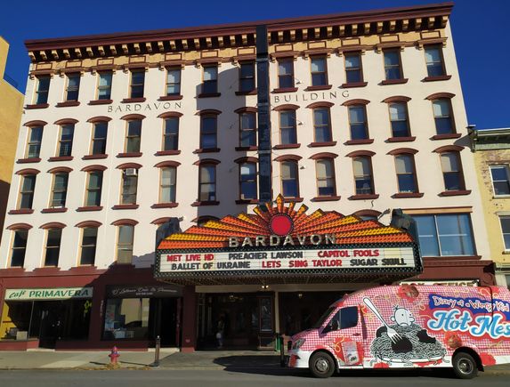 The attractive Bardavon Theater in downtown Poughkeepsie 