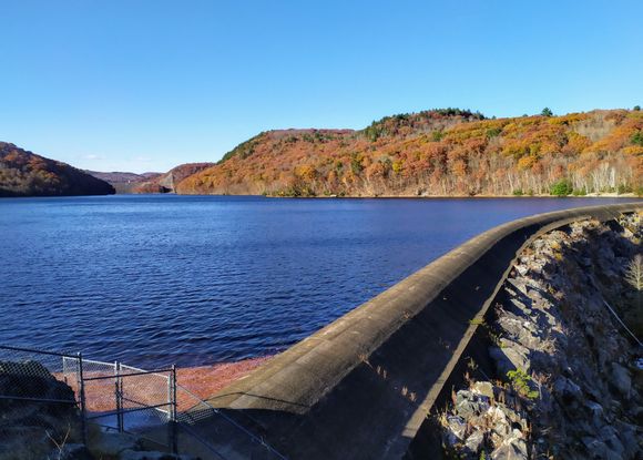 One of the many reservoirs in northern Connecticut 