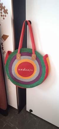 ?Crochet? bag in closet of room.  No mention of
1. use while as a guest  2. can be purchased for price of __.  Front desk emailed to higher up to find info on price, etc.