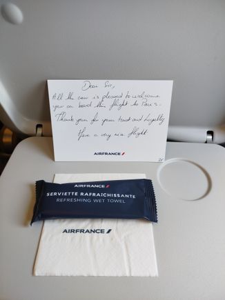 Another pax got a similar one also.