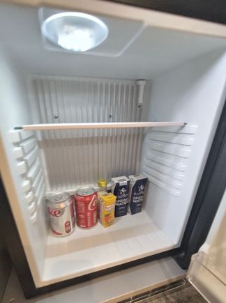 Minibar soft drinks