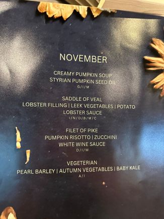 Special menu